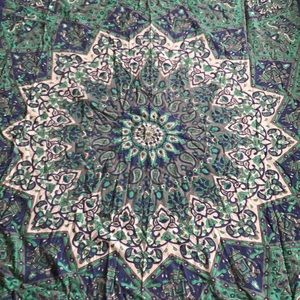 Blue and Green Tapestry